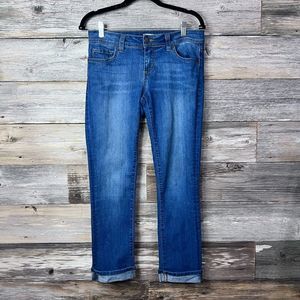 Anthropologie piper’s closet Cuffed Stretch Ankle Length Jeans Size 9 💗